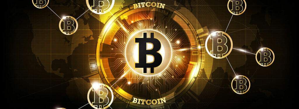 bitcoin worldwide network illustration