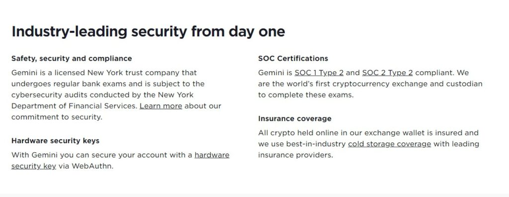 Gemini security features
