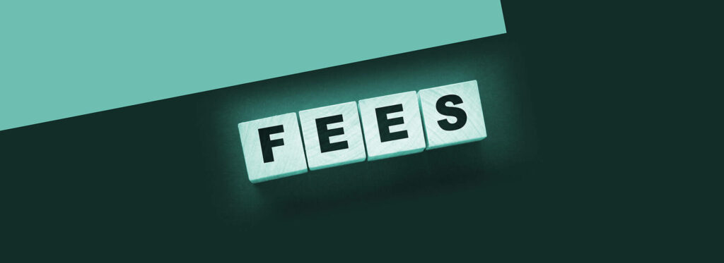 word fees in wooden blocks