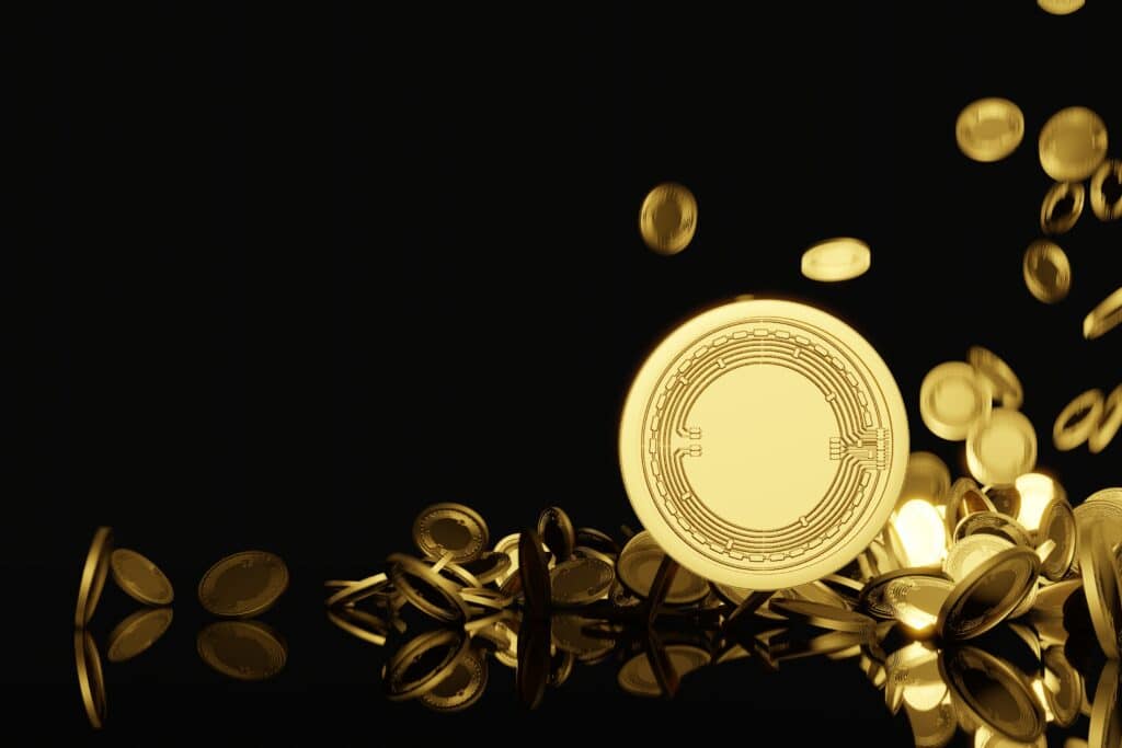 digital crypto gold coins