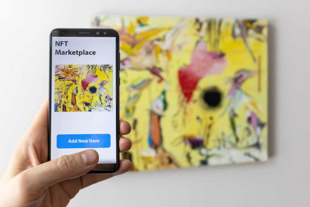 NFT art marketplace