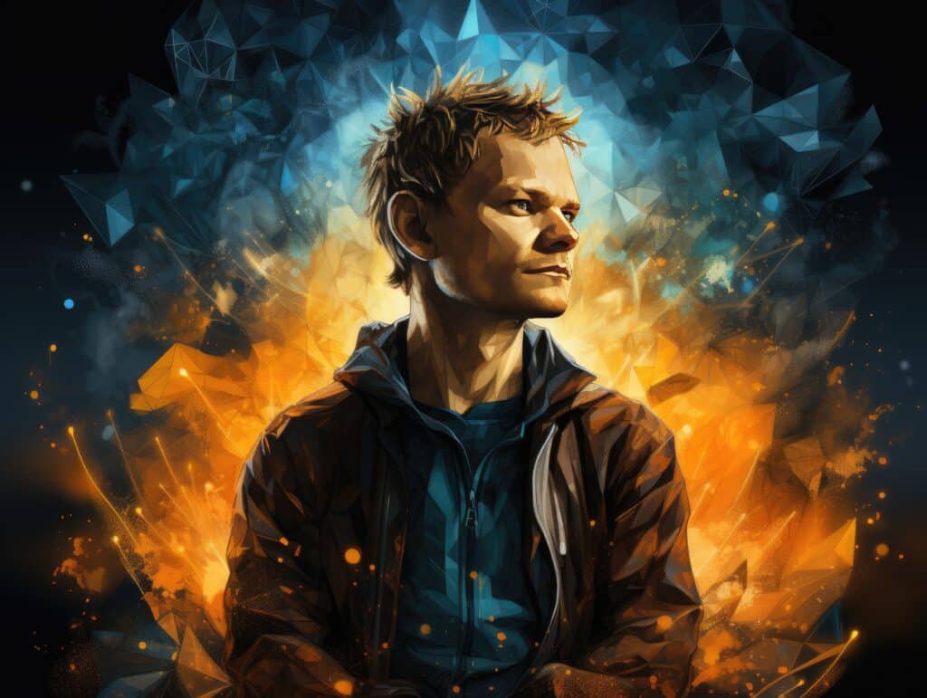 Tribute to Ethereum creator Vitalik Buterin