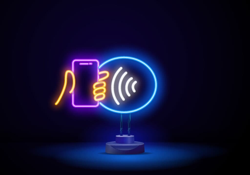 Neon wallet concept