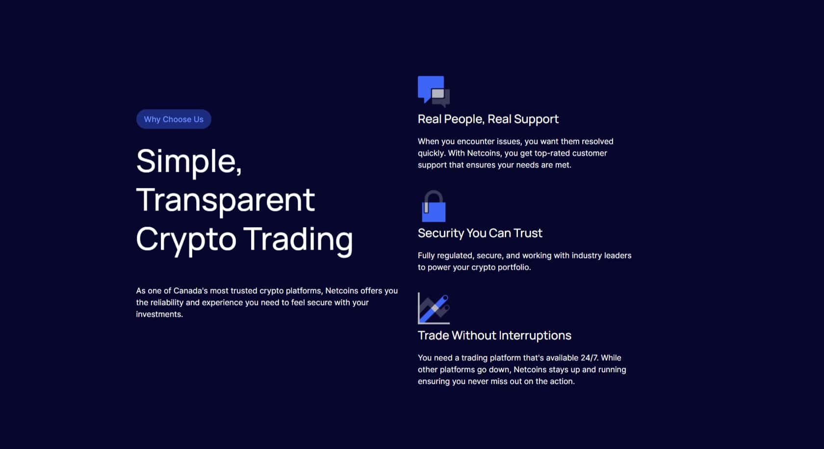 Netcoins features