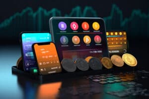 A futuristic digital wallet
