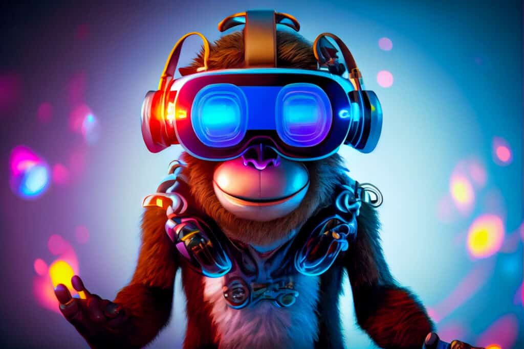 3d monkey character style nft collection