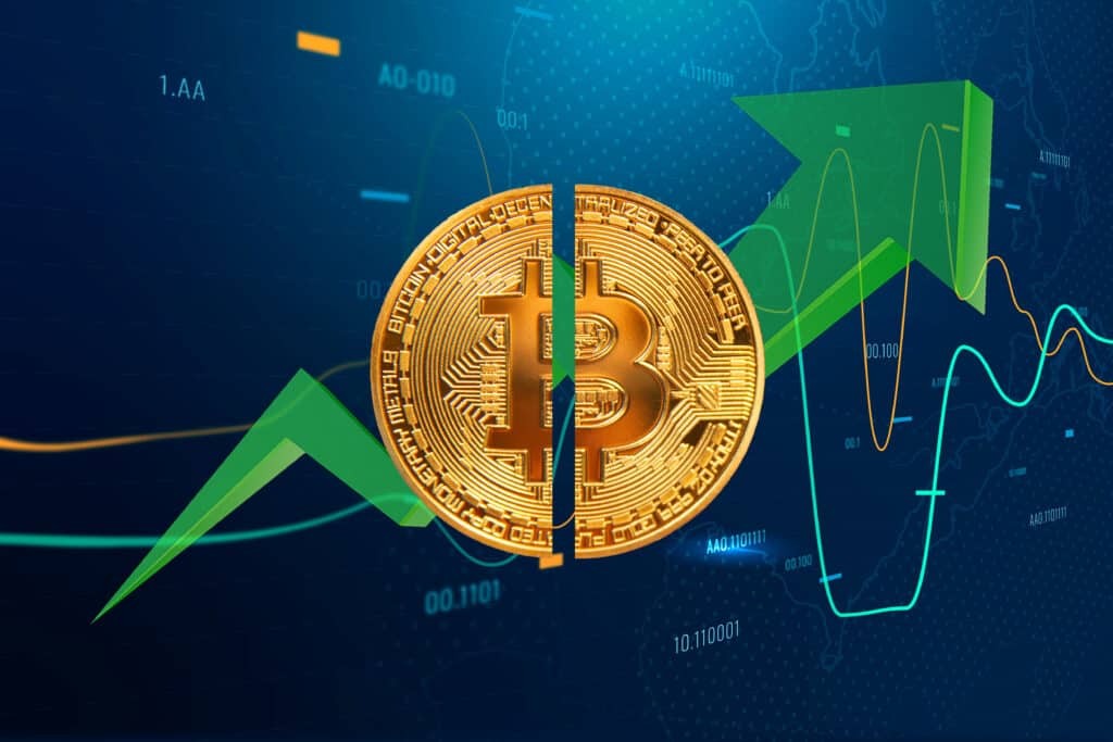 Upswing rising value for bitcoin upon halving event
