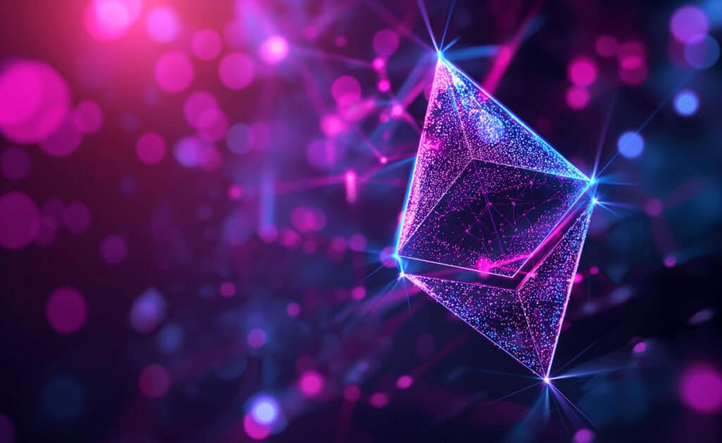 Ethereum Blockchain Digital Mining Technology Wallpaper Banner