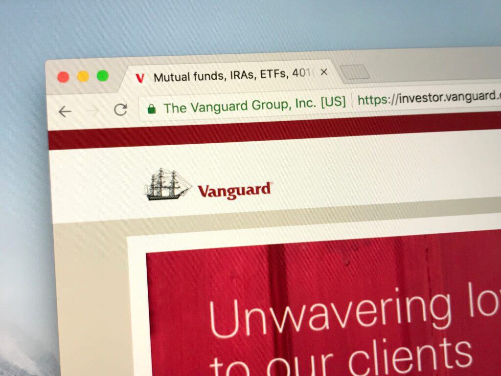 Website of The Vanguard Group, an American registered investment advisor.