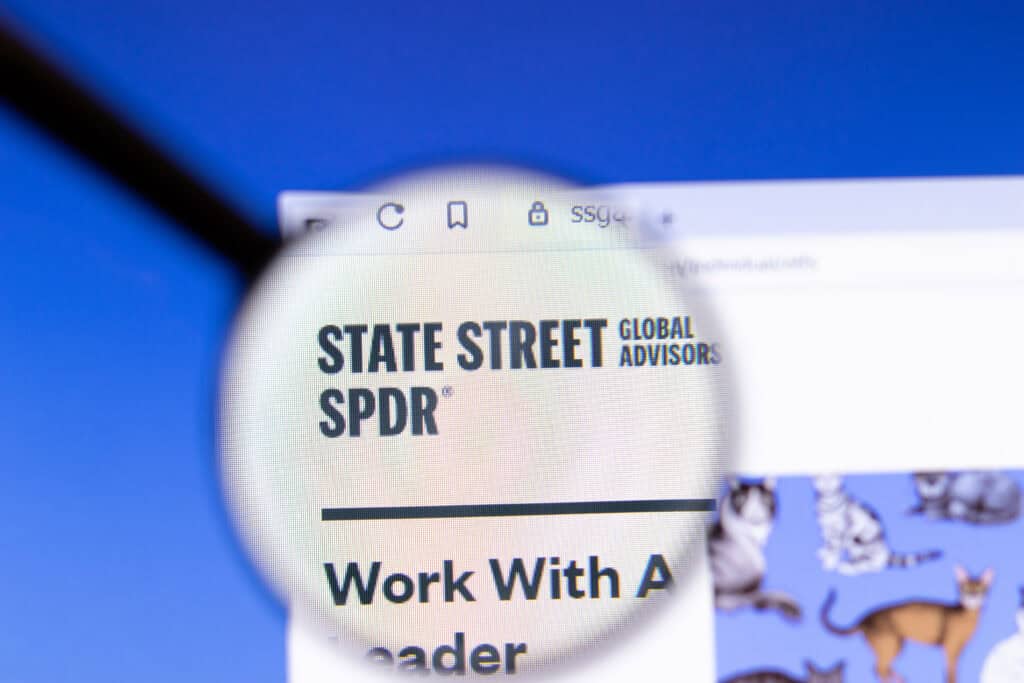 State Street Global Advisors website homepage icon.