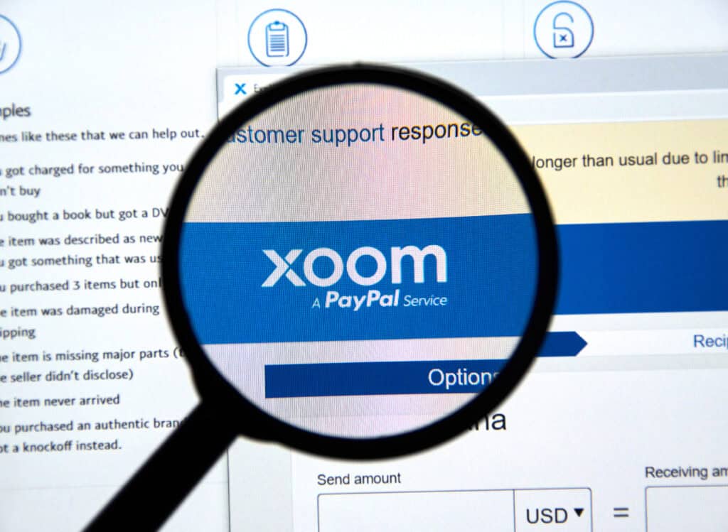 Xoom web site and logo.